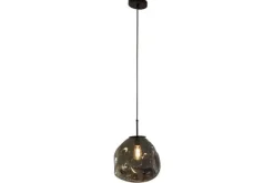Hanglampen-Toms Luxury Lights Hanglamp 1-lichts Smoked Boaz
