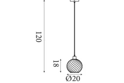 Hanglampen-Searchlight Hanglamp Radiance
