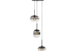 Outlet Hanglamp rookkleurig glas Bellini Hanglampen