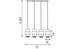 Hanglampen-Searchlight Hanglamp  Royal