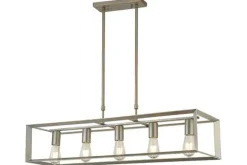 Online Hanglamp 2415-5SI Heaton Hanglampen