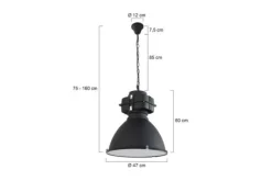 Hot Hanglamp 7779ZW Fender Mexlite Hanglampen