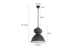 Hanglampen-Steinhauer Hanglamp 7881ZW Fender Mexlite