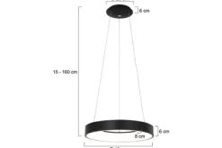 Hanglamp 2695ZW Ringlede Hanglampen
