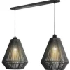 Outlet Hanglamp zwart MT-2317 Ibiza Diamond Hanglampen