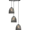 Hanglamp Zwart Rookglas Fantasy Hanglampen
