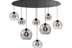 Clearance Hanglamp Zwart Rookglas Fantasy Hanglampen