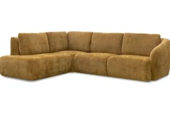 Discount Hoekbank Dark Honey MB-67.050 Matteo Ronde Banken|Loungebanken