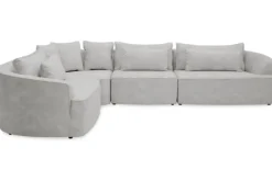 Elementen Banken|Ronde Banken-Fris Lifestyle Hoekbank Loes