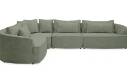 Elementen Banken|Ronde Banken-Fris Lifestyle Hoekbank Loes