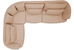 Elementen Banken|Ronde Banken-Fris Lifestyle Hoekbank Loes