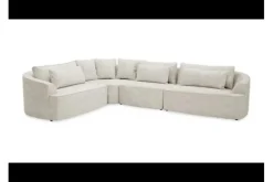 Elementen Banken|Ronde Banken-Fris Lifestyle Hoekbank Loes