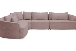 Elementen Banken|Ronde Banken-Fris Lifestyle Hoekbank Loes