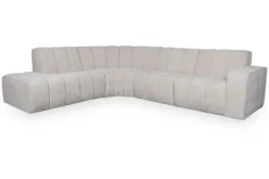 Clearance Hoekbank Naturel Elite GA-80.017 Vitoro Ronde Banken|Loungebanken