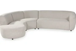 Discount Hoekbank Naturel GA-80.219 Florence Ronde Banken|Loungebanken