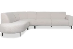 Sale Hoekbank Naturel GA-80.217 Mauro Ronde Banken|Loungebanken