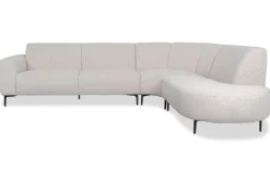 Outlet Hoekbank Naturel GA-80.215 Mauro Ronde Banken|Loungebanken