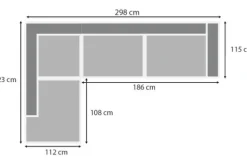 Loungebanken|Hoekbanken-Be Inspired Quick Hoekbank stof Perfect Harmony 02 Mia