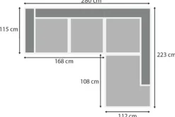 Best Hoekbank stof Sino 102 Mia Loungebanken|Hoekbanken