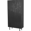 Opbergkasten- Hoge kast Zwart AC-49.055 Cotia