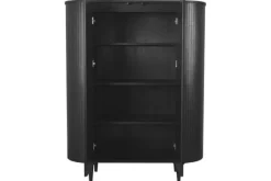 Opbergkasten- Hoge kast Zwart ME-70.012 Oliva