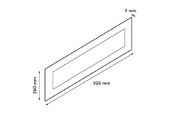 Sfeerhaarden-Xaralyn Inbouwprofiel incl. bio ethanolhaard