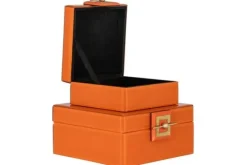 Sale Juwelenbox Oranje Groot 212096 Bodine Decoratie
