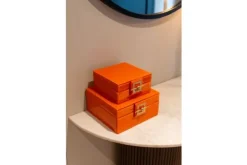 Sale Juwelenbox Oranje Klein 212095 Bodine Decoratie