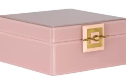 Decoratie-Richmond Interiors Juwelenbox Roze Groot 212094 Bodine