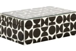 Decoratie-Richmond Interiors Juwelenbox Zwart Groot 212162 Vivian