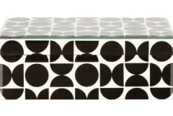 Decoratie-Richmond Interiors Juwelenbox Zwart Groot 212162 Vivian