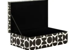 Decoratie-Richmond Interiors Juwelenbox Zwart Groot 212162 Vivian