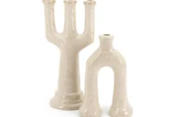 Decoratie-By-Boo Kandelaar small - beige | 230257 Blix