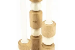 Decoratie-By-Boo Kandelarenset Beige 250339 Belloa