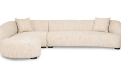 Loungebanken|Hoekbanken-Richmond Interiors Loungebank 213986 Beige Angora Pandora