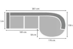 Online Loungebank stof Tiffany 05 Dordoni Loungebanken