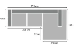 Loungebanken-Be Inspired Quick Loungebank stof Tokio 710 Kansas