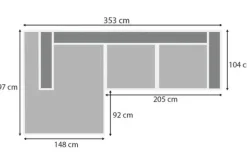 Sale Loungebank stof Tokio 710 Kansas Loungebanken