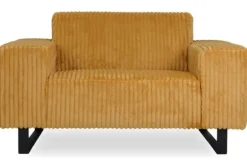 Loveseats-Dakota Industrial Loveseat - Fauteuil Martini
