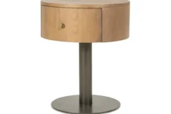 Discount Nachtkastje Lichtbruin 96521 Skye Nachtkastjes