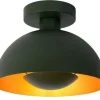 Plafondlamp-Lucide Plafondlamp - groen Siemon