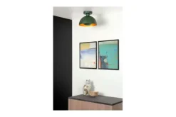 Plafondlamp-Lucide Plafondlamp - groen Siemon