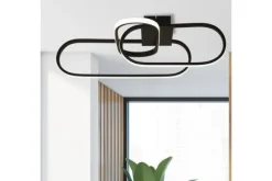 Plafondlamp-Searchlight Plafondlamp 61774BK Clip