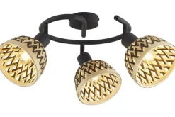 Plafondlamp-Searchlight Plafondlamp 19931-3BK Lance