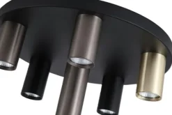 Plafondlamp-Searchlight Plafondlamp 50570-6BK Tubes