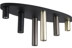 Clearance Plafondlamp 50571-6BK Tubes Plafondlamp