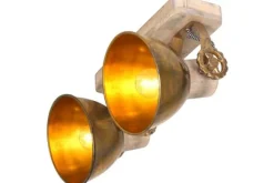 New Plafondlamp 7969BR Gearwood Mexlite Plafondlamp