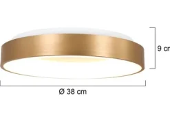 Outlet Plafondlamp 2562GO Ringlede Plafondlamp