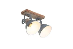 Plafondlamp-Steinhauer Plafondlamp 7969GR Gearwood Mexlite