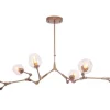 Sale Plafondlamp 8-lichts Brons Cas Plafondlamp